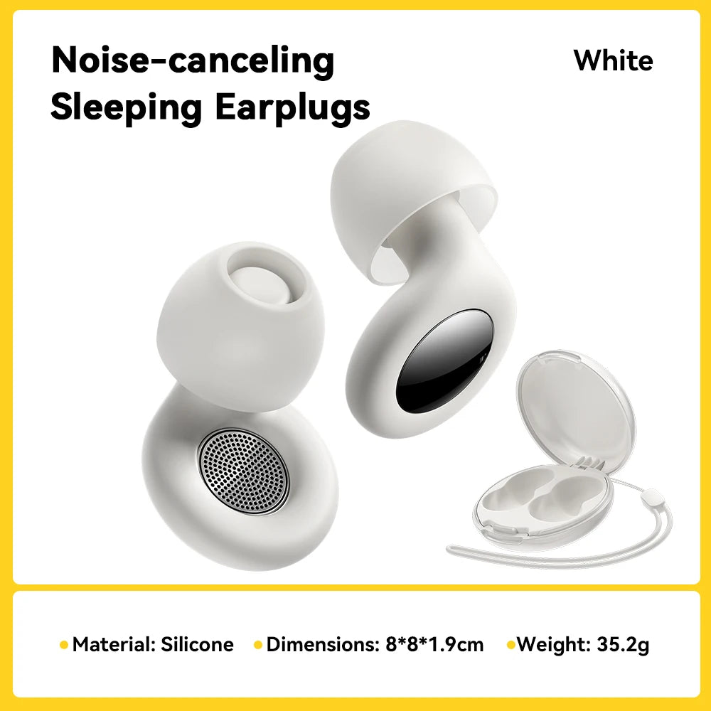 Essager Silicone Ear Plugs Sleep Noise Reusable Earplug with Storage Case Soft anti Noise Earplug for Sleep Concerts Travel Work