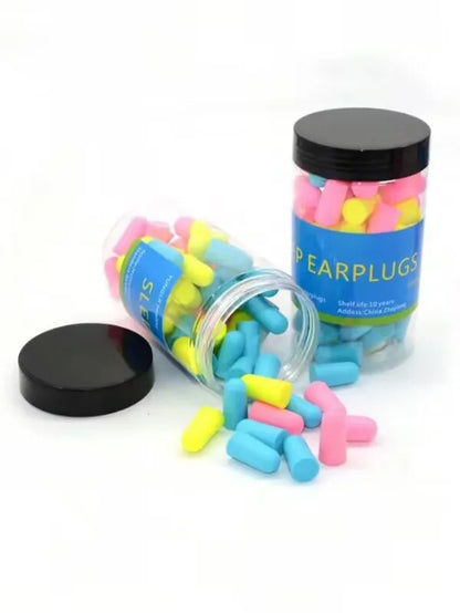 Ear Plugs Earplugs Noise Reduction Ear Plug Foam Oordopjes Slapen Sleep anti Noise Reduction Music Cancelling Insulation Earplug