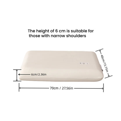 1 Solid Slow-Recovery Memory Foam Pillow in 6 Cm, 8 Cm and 10 Cm Heights. True Slow Support & Slow Rebound. Hotel Quality
