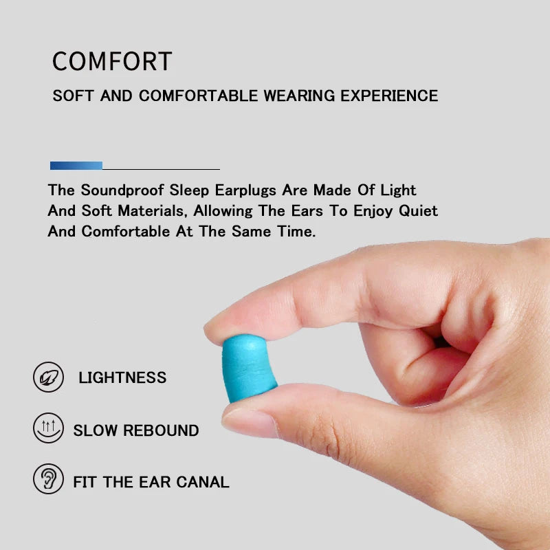 Ear Plugs Earplugs Noise Reduction Ear Plug Foam Oordopjes Slapen Sleep anti Noise Reduction Music Cancelling Insulation Earplug