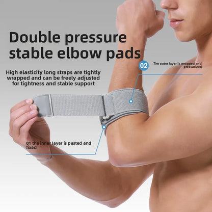 1PCS Adjustable Basketball Tennis Golf Elbow Support Golfer'S Strap Elbow Pads Lateral Pain Syndrome Epicondylitis Brace