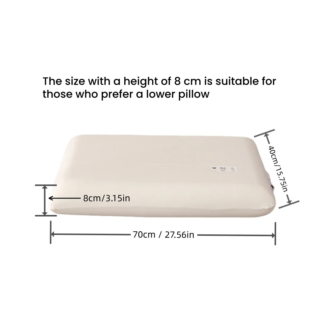 1 Solid Slow-Recovery Memory Foam Pillow in 6 Cm, 8 Cm and 10 Cm Heights. True Slow Support & Slow Rebound. Hotel Quality