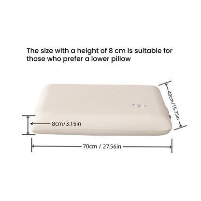 1 Solid Slow-Recovery Memory Foam Pillow in 6 Cm, 8 Cm and 10 Cm Heights. True Slow Support & Slow Rebound. Hotel Quality