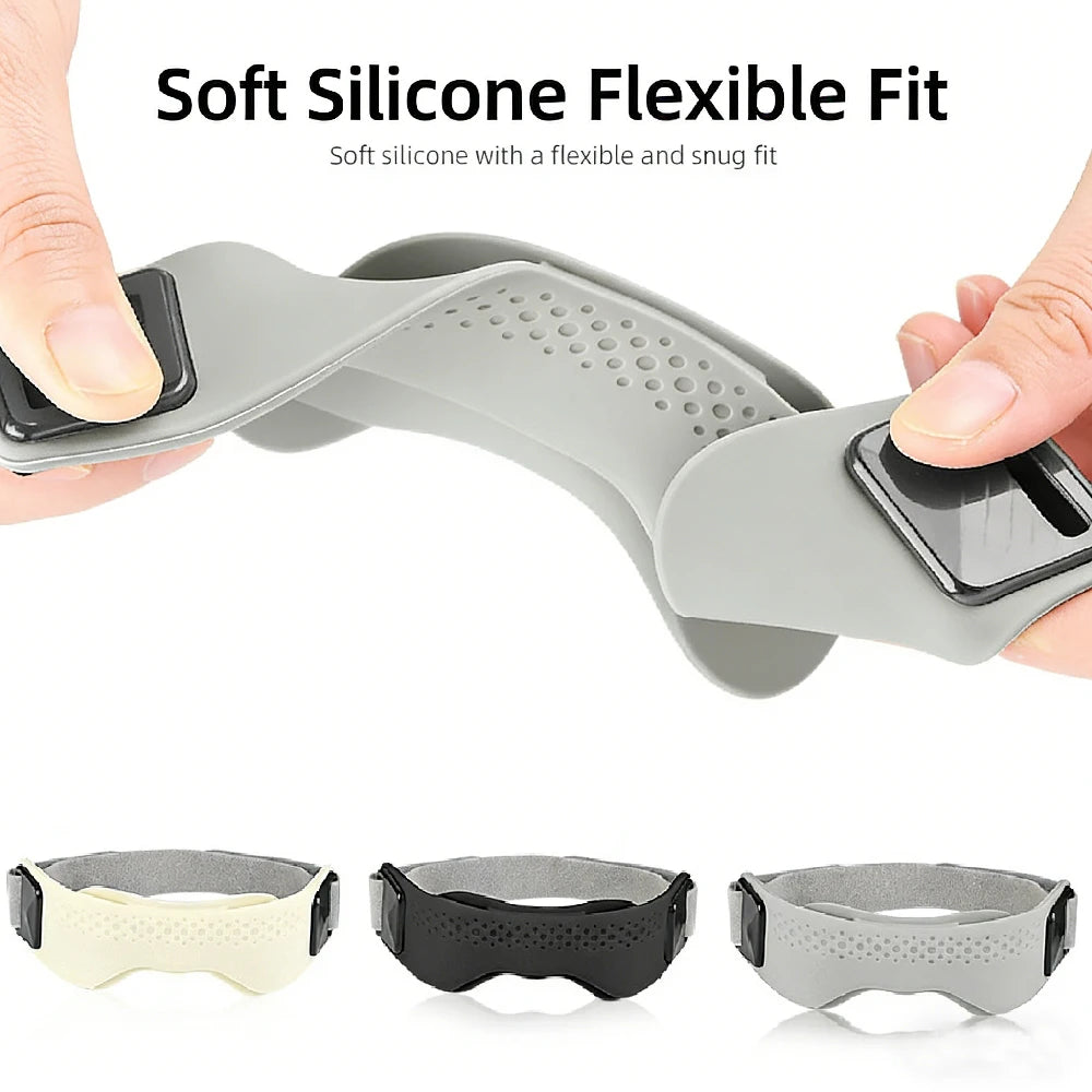 Silicone Patellar Tendon Support Strap Knee Brace for Women Men - Adjustable Non-Slip Patella Band Support Stabilizer for Sports