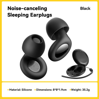 Essager Silicone Ear Plugs Sleep Noise Reusable Earplug with Storage Case Soft anti Noise Earplug for Sleep Concerts Travel Work