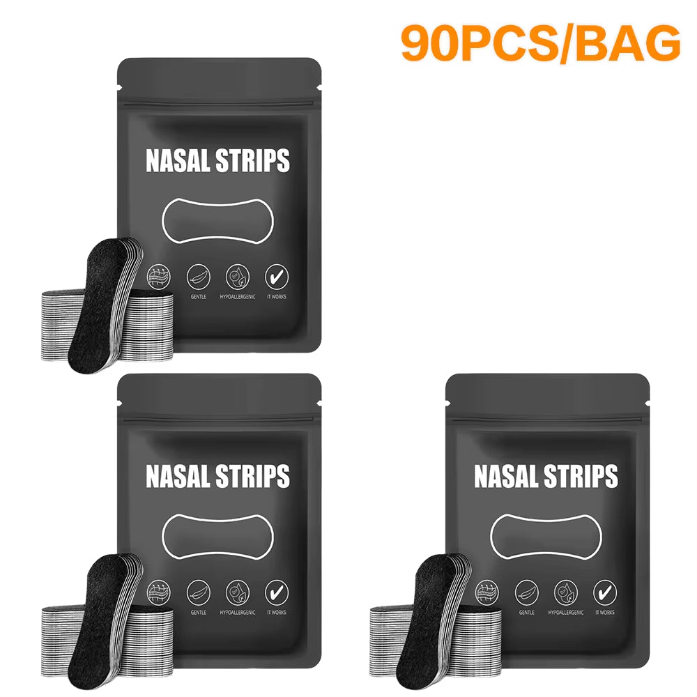 Anti Snoring Nose Strips for Breathing Correction Physical Expansion Breathable Nasal Patch Better Sleep Anti-Snoring Nasal Stri